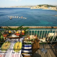 Cuisine niçoise et vue sur la mer