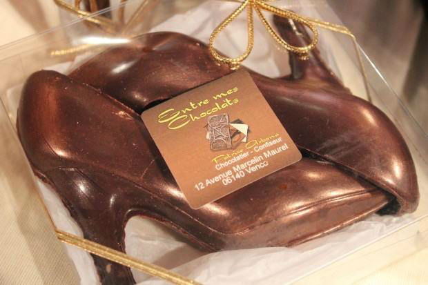Escarpins de princesse en chocolat : une création inédite