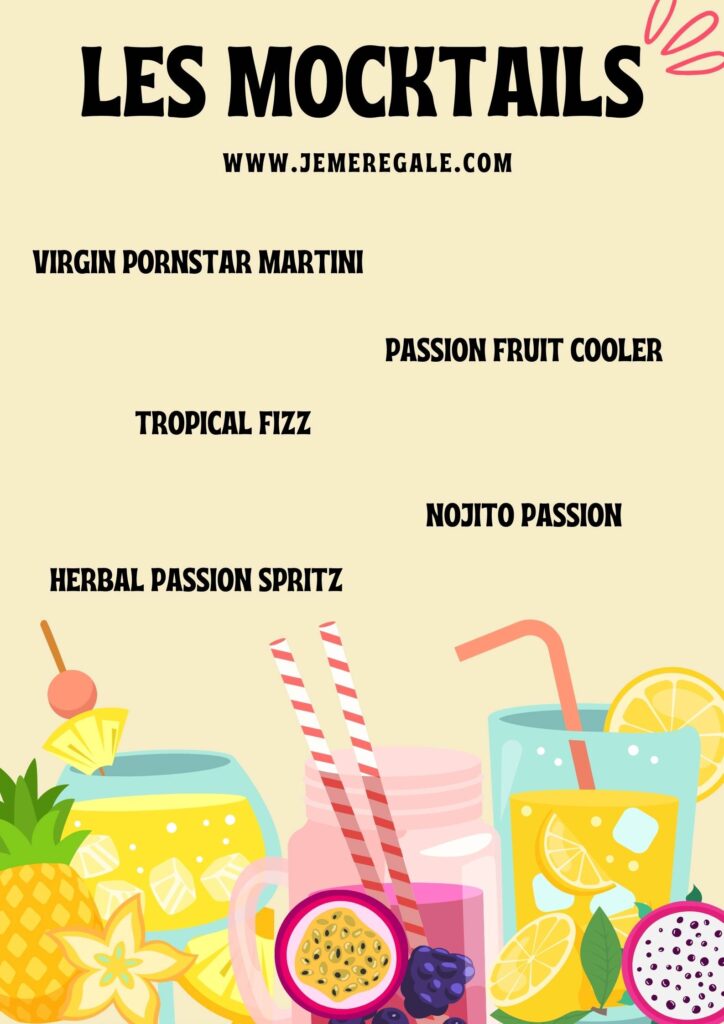 Liste de Mocktail